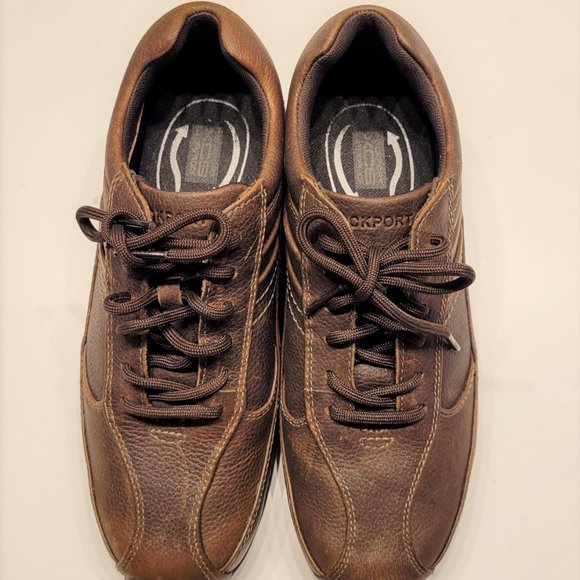 Womens size 7 ROCKPORT XCS leather (with HYDRO SHIELD) waterproof hiking shoes - Picture 3 of 9